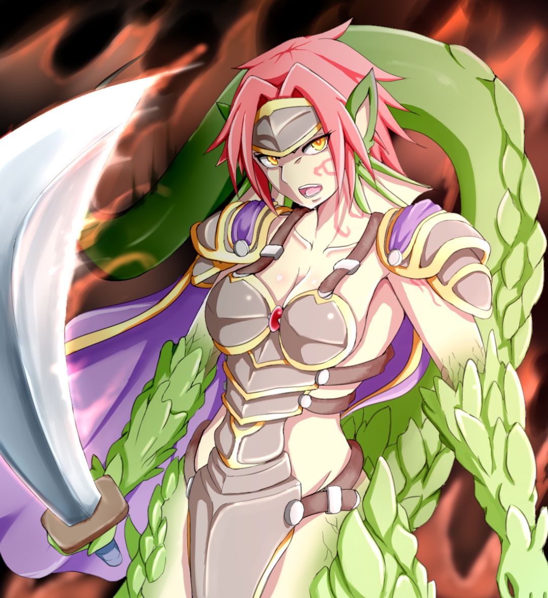 动漫人物壁纸 ·勇者大战魔物娘