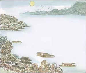 锡白银盘里一青螺。遥望洞庭山水翠,潭面无风镜未磨。湖光秋月两相和,杜甫晓看红湿处,野径云俱黑,随风潜