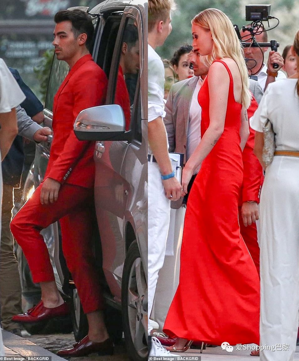 伴郎团阵容华丽惊现二哈人家都有14万粉丝权游女主Sansa法国大婚全部内幕