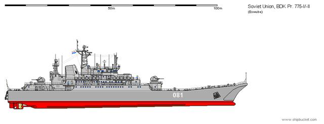 775型蟾蜍级中型坦克登陆舰.