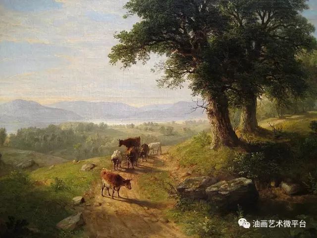 阿舍布朗杜兰德asherbrowndurand风景油画