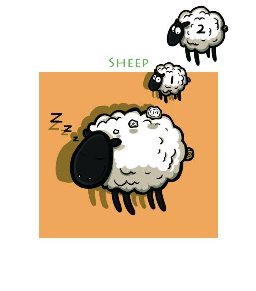 数了很多羊,还是睡不着