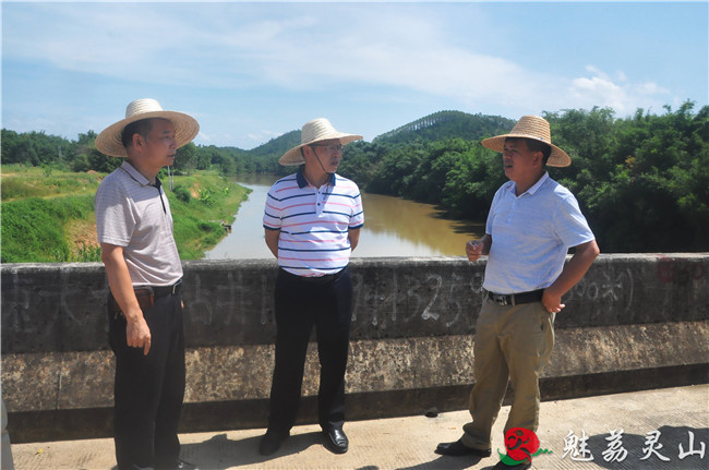 陈建军到武利文利两镇开展巡河工作