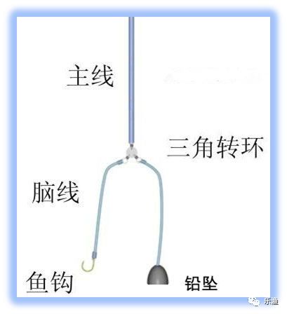 海钓串钩沉底钓组图解丨图解海钓鲈鱼的六种常见钓组与线组