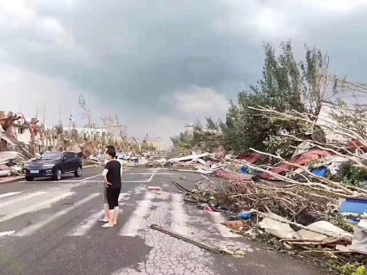 辽宁铁岭开原发生龙卷风自然灾害