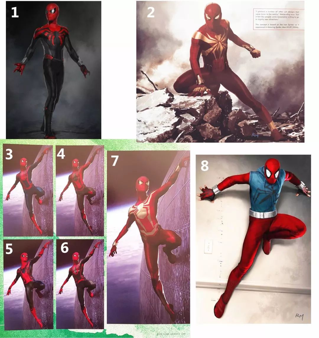 3代蜘蛛侠9款战衣,还有20个弃用造型,哪一款最酷?