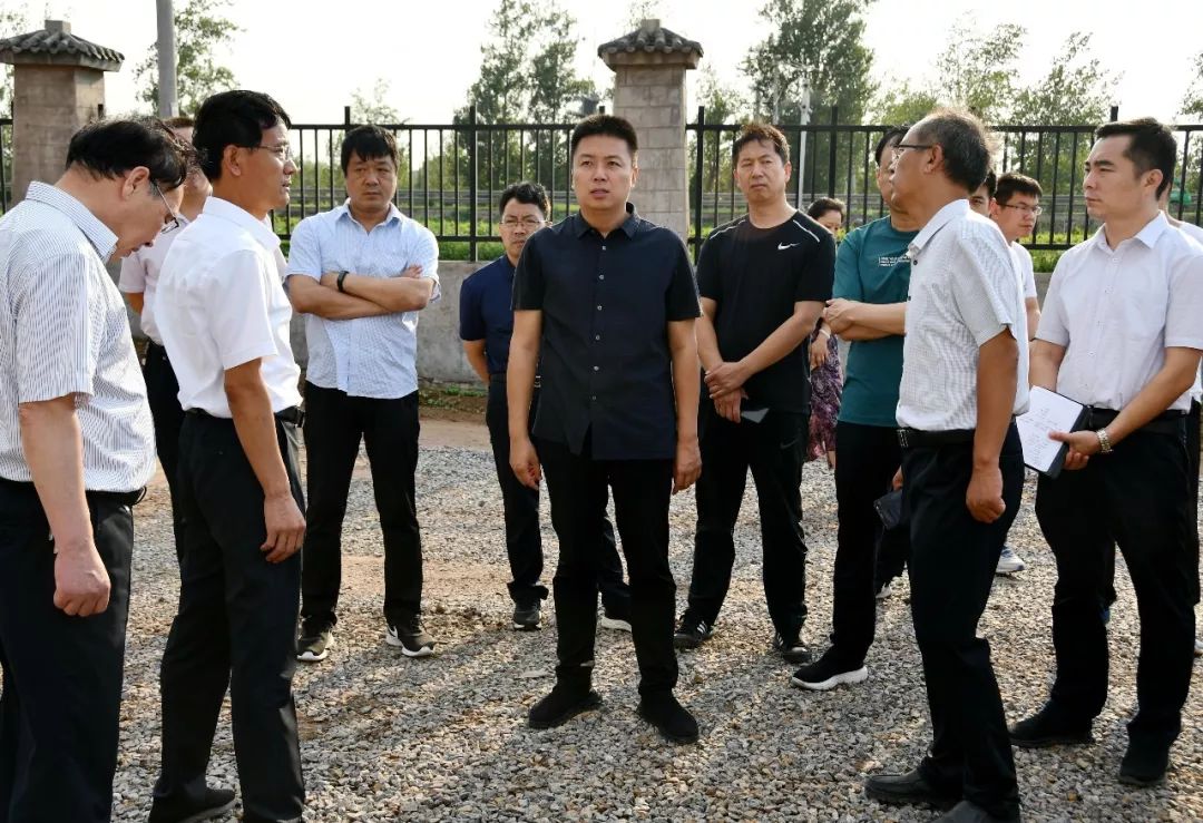 磁县县长张力超就县重点项目建设现场办公