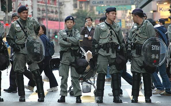 香港警察队伍的蓝帽子部队,训练有素,到底是什么队伍?