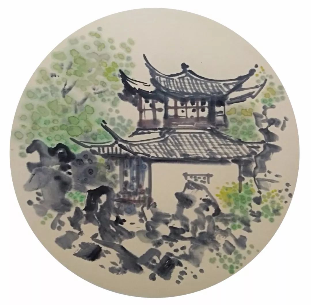 艺展中国刘开海园林绘画作品展