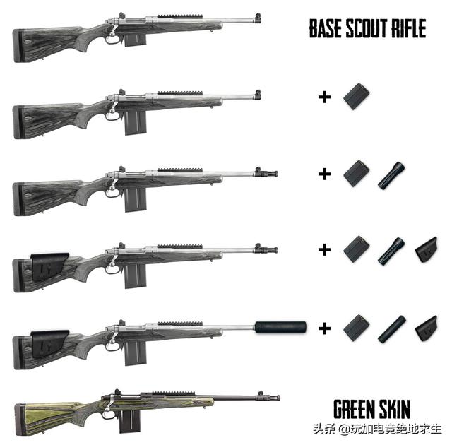 玩家自制pubg轻型狙击枪概念图