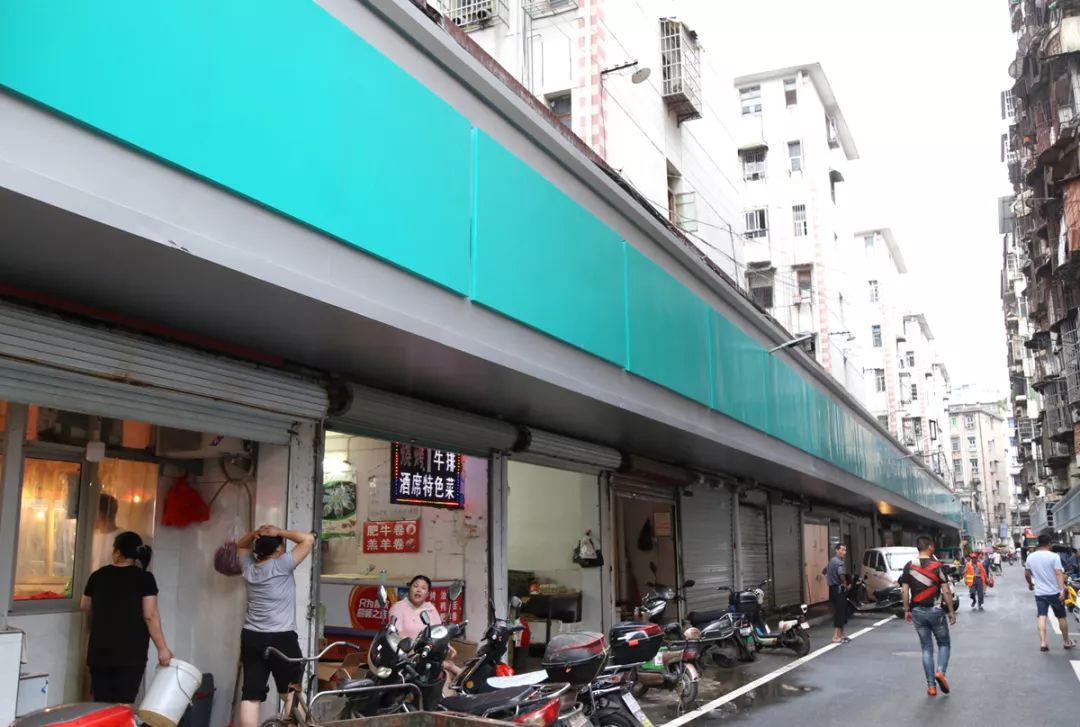 八角塘农贸市场经过改造变成这样子
