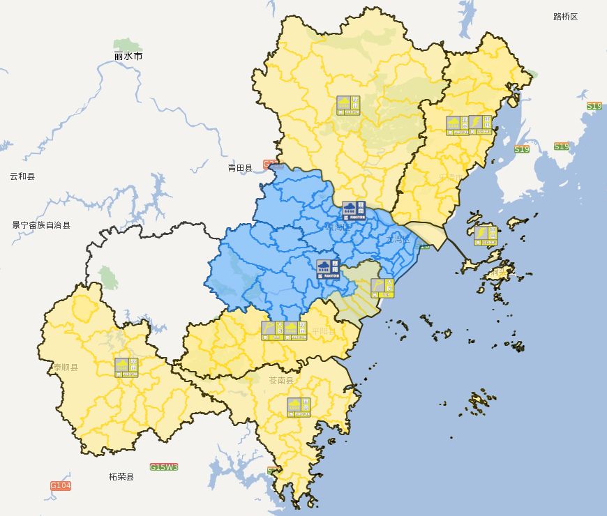 温州各县2020上半年G_温州地图