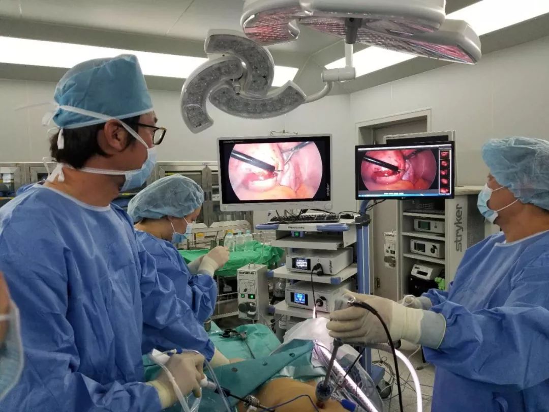 子宫肌瘤腹腔镜手术手术过程中