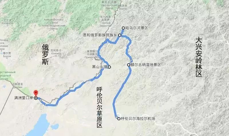 中俄边境公路旅行广阔草原这个夏天跟同道一起看星星