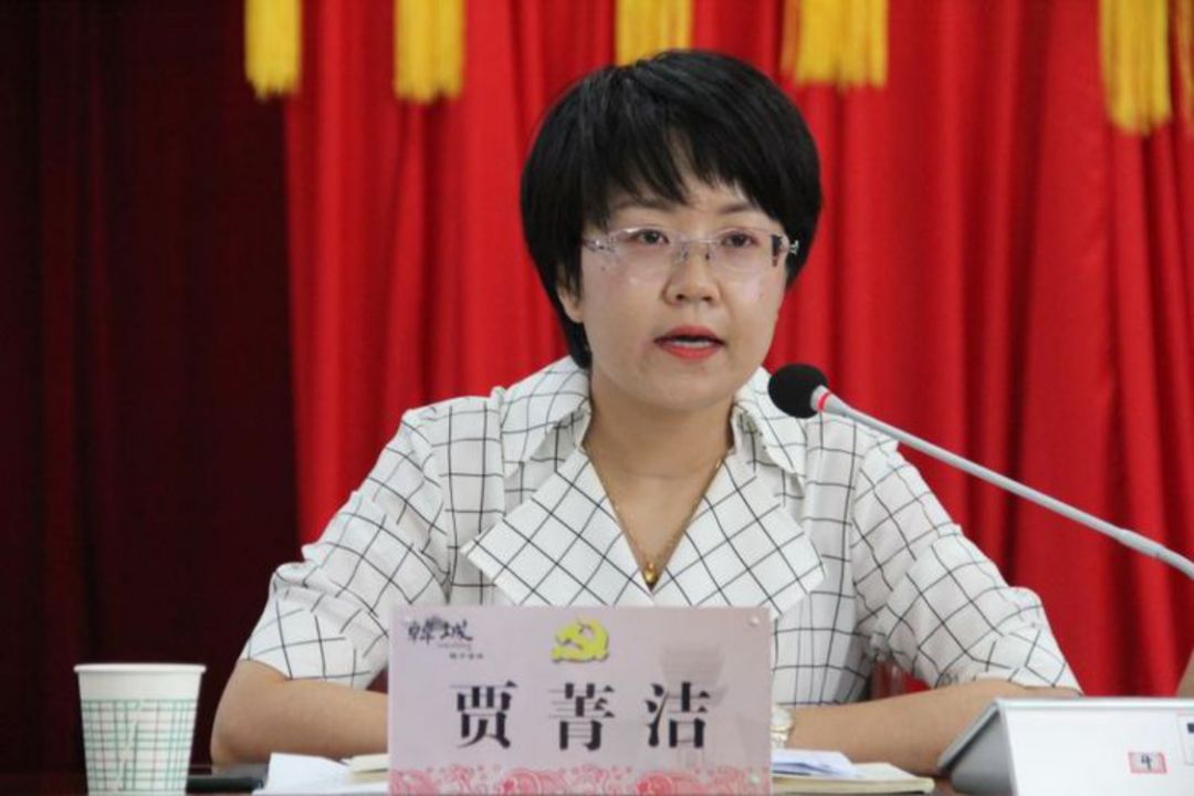 第三项:办扶贫专员贾菁洁总结金城办上半年脱贫攻坚工作,主要针对我办