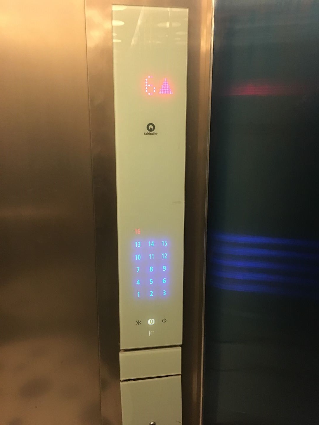 迅达33003600触摸按键通过scopsi的485通讯协议端口对接ic卡电梯