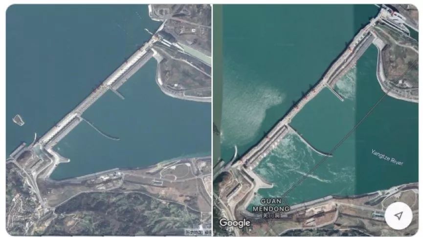 三峡卫星成像有没有问题?