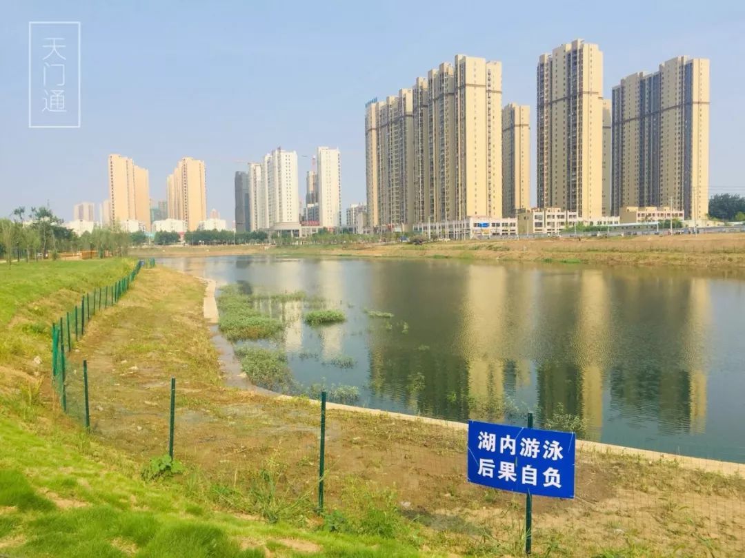 北湖公园的最新照片来了!还有城市的这些变化.未来的天门值得期待!