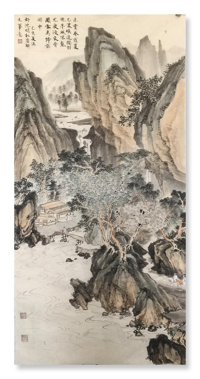 未赏春荫夏已浓画家沈明题画诗作品赏析