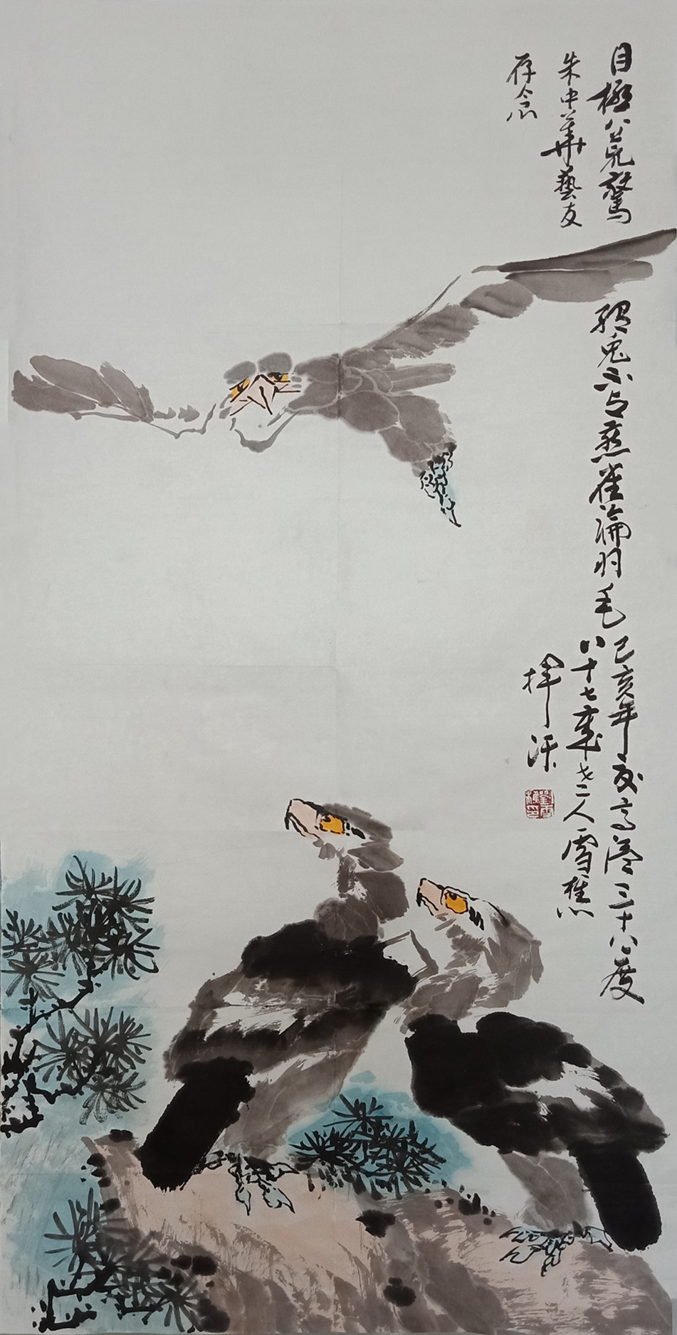 翰墨八零:安徽萧县刘雪樵先生花鸟画作品欣赏(时年89岁)