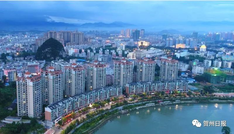 这,就是贺州!70年间城区面貌发生了翻天覆地的变化