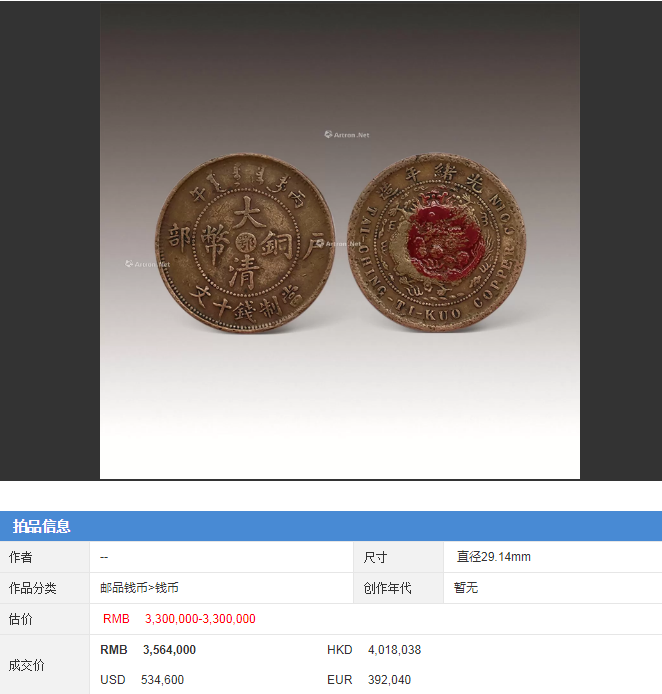 大清铜币一个值多少钱，背面有龙的大清铜币值多少钱？大清铜币市场交易价格高吗(图60)