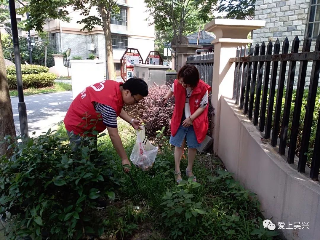 区人大党员志愿者参与联系社区环境整治