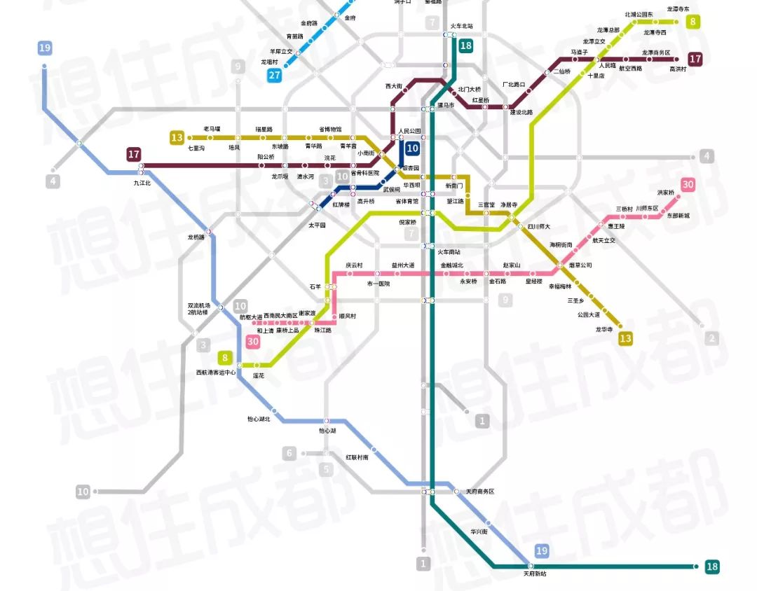 成都地铁2025年最新规划 成都地铁远景规划总图 成都市第五轮地铁规划