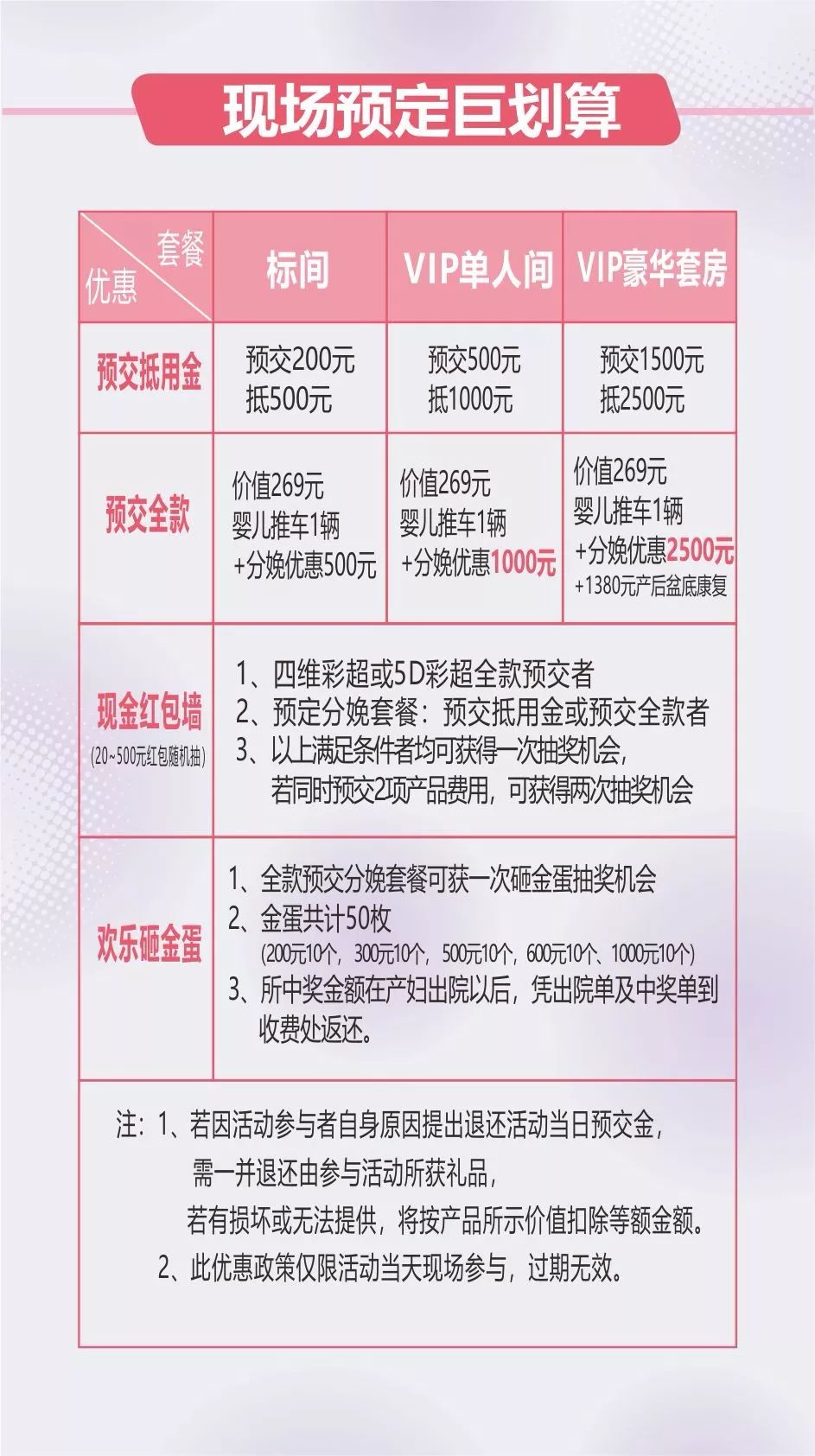 “我为顺产代言”大型公益活动，到场家庭均可领取价值656元实物礼包...