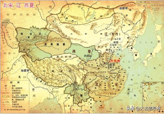 地图帝:《水浒传》经常出现的北京大名府在哪里?
