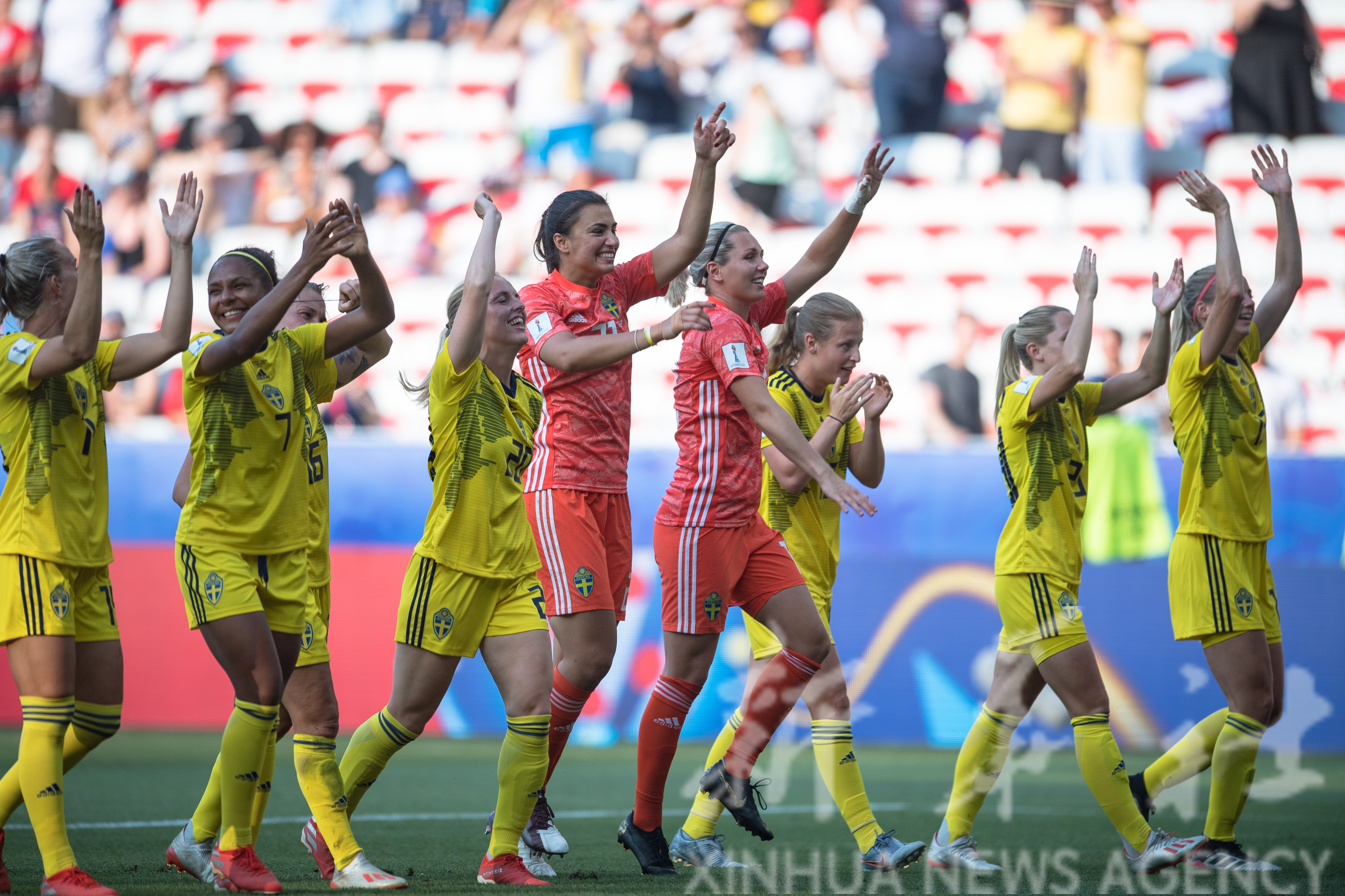 女足世界杯丨季军争夺战：瑞典夺得季军_瑞典队