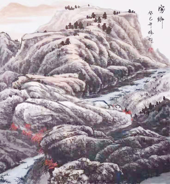 著名山水画家杨帆作品欣赏