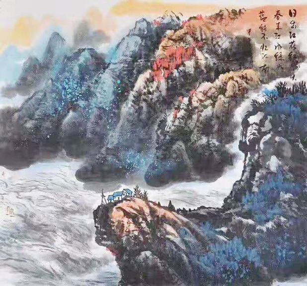 著名山水画家杨帆作品欣赏