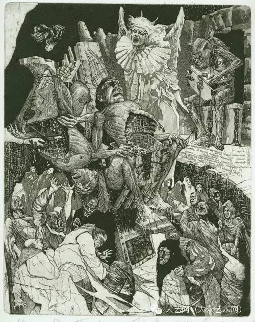 大众艺术网:铜版绘画的黑白魅力 —— 俄罗斯版画家 alexander ste