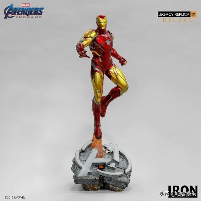 模玩资讯:iron studios复仇者联盟4 钢铁侠马克85 1/4 雕像