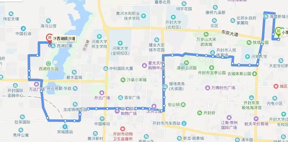 开封公交放大招全城征集公交线路设计意见附开封全部58条公交线路图