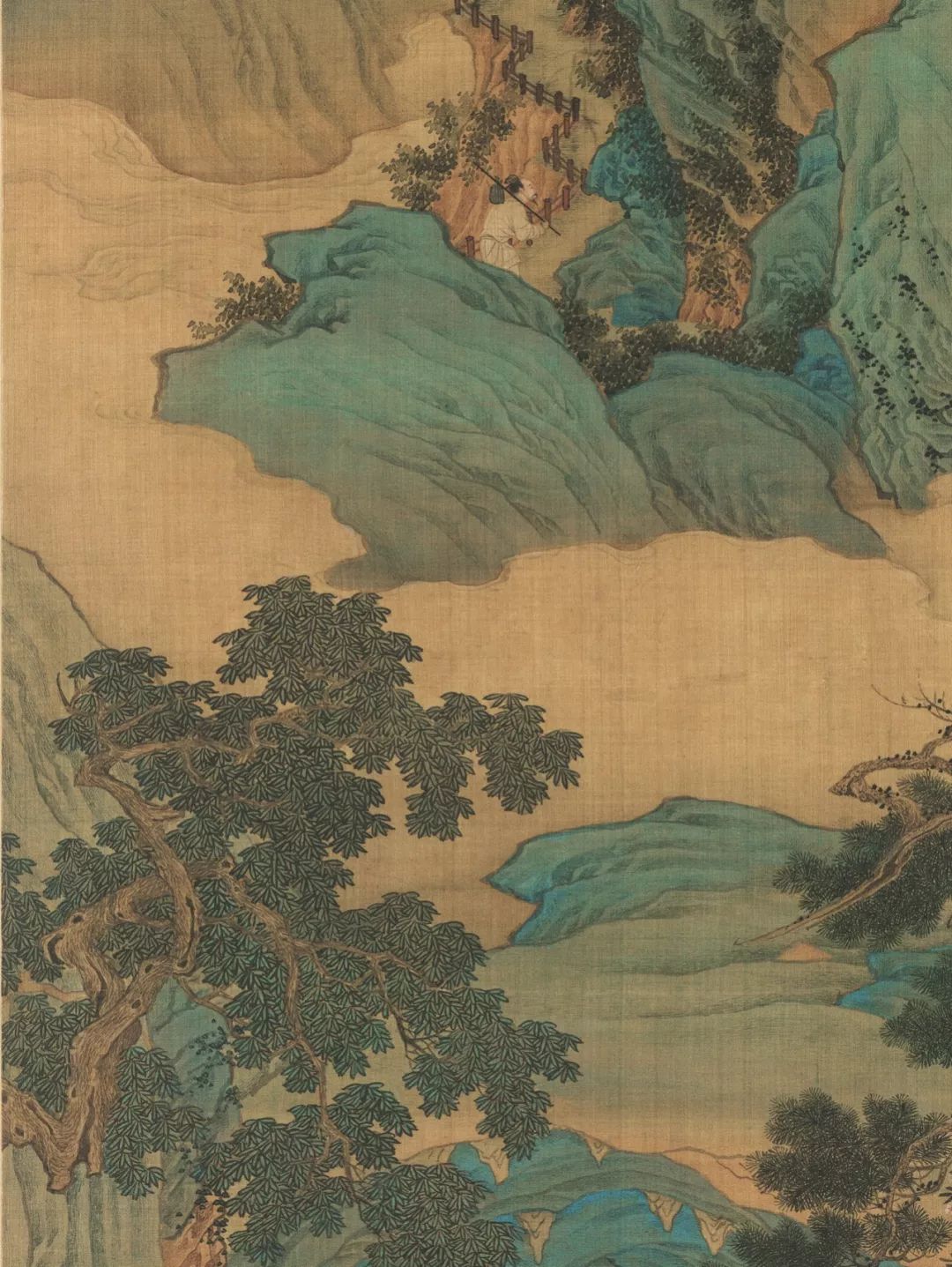 赏画明仇英桃源仙境图