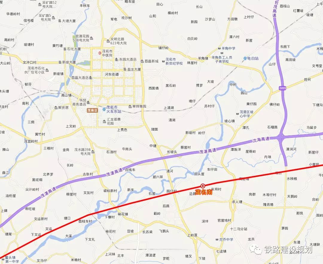 广湛高铁新兴南站 新兴南站经过哪些村庄 新兴县太平镇高铁南站