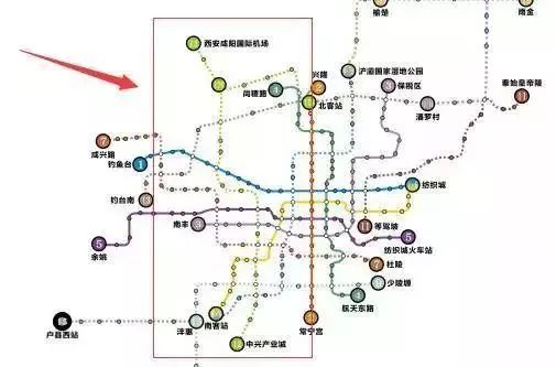 西安地铁12号线途径站点