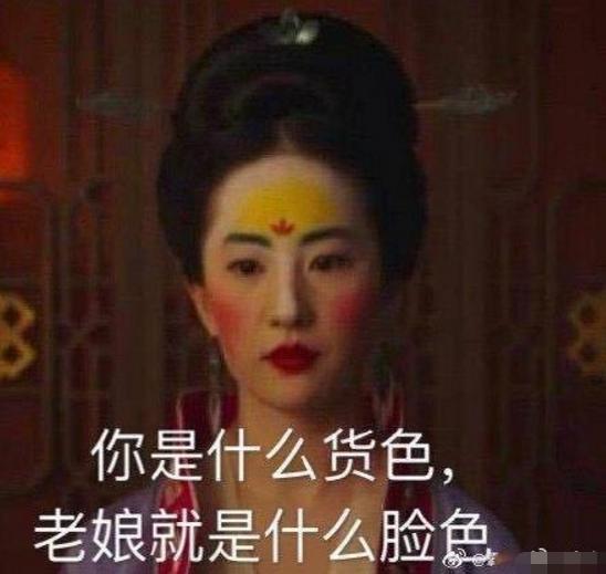 "花木兰"刘亦菲仿唐妆被吐槽,一大波表情包来袭,配文很妙