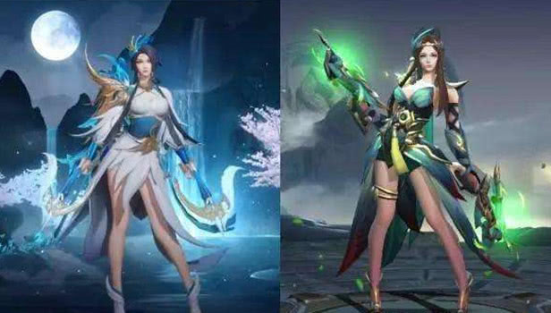 王者荣耀新:虞姬世冠皮肤,峡谷最绣皮肤虞姬云霓雀翎明天出了!