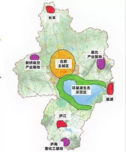 2020合肥县gdp_合肥九区四县一市地图