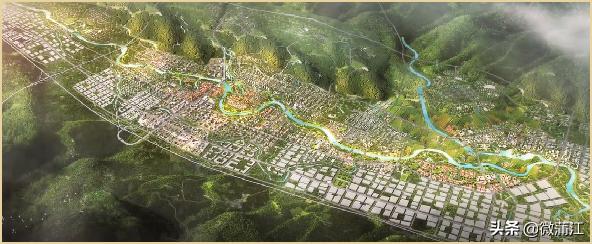 那根带动蒲江城市发展起飞的轴线上一宗百亩住宅用地本月出让