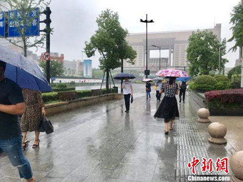 浙江迎新一轮强降雨:暴雨区域多重叠 致灾性较强