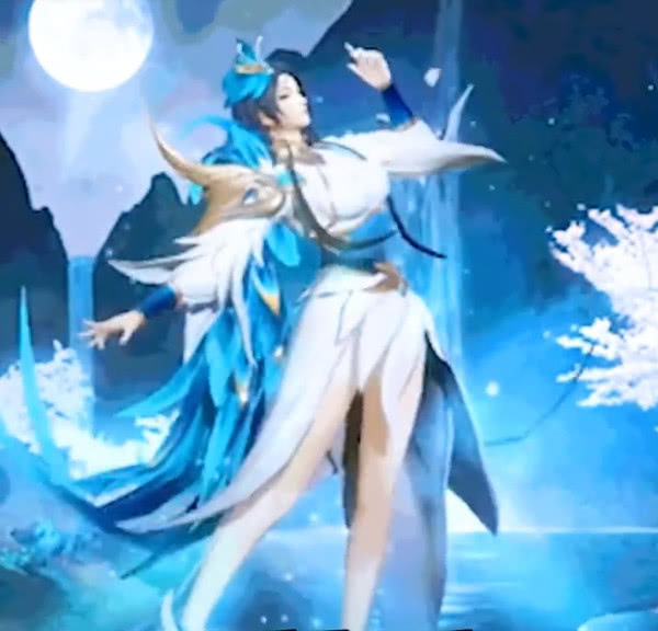王者荣耀:虞姬新皮肤先别急着买,露娜新衣服帅炸,白发魔女!