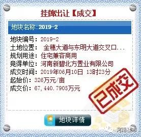 地王之后,2019上半年新乡楼市火热收官!