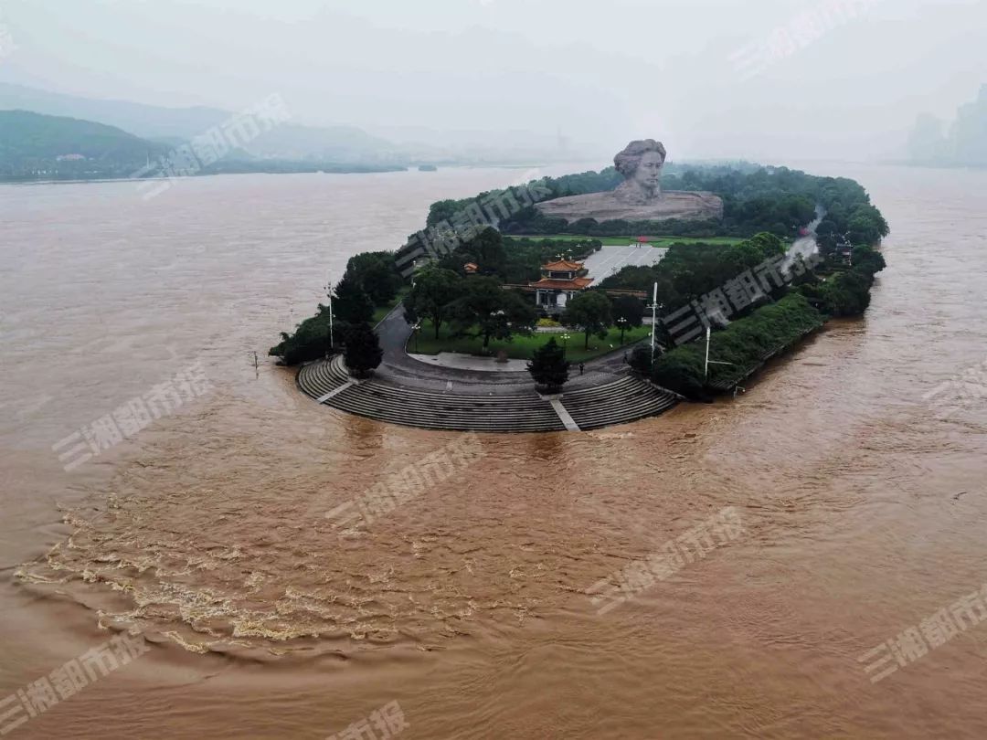 橘子洲被淹,兴马洲转移……降雨之猛烈,后果之严重,与2017年夏天我省