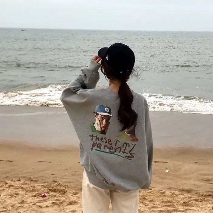 女生海边风景微信头像