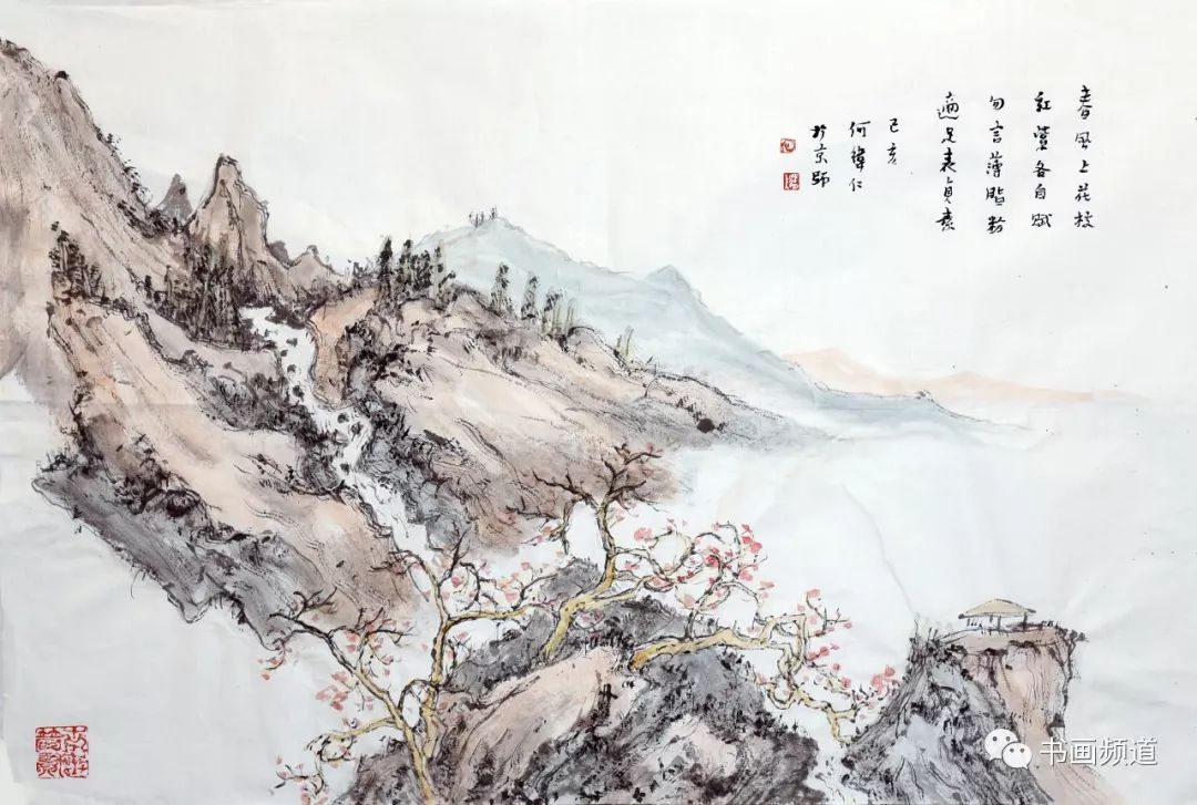 艺术惠民 | 淡墨五彩虚无垠 何纬仁惠民展售精品画作赏荐