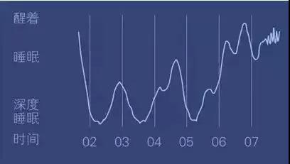 二,优质睡眠曲线(深度睡眠较多)